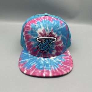 New Era Miami Heat Tie Dye 9FIFTY‎ Snapback Adjustable Trucker Hat